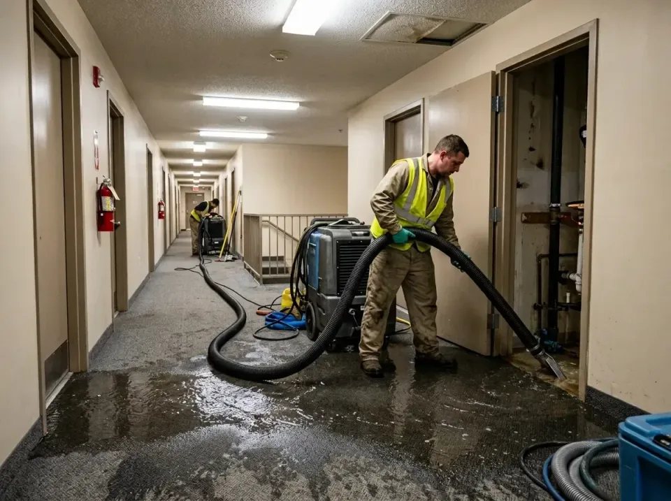 multi-unit-apartment-hallway-f-005 — frequently asked questions, Emergency Burst Pipe Water Extraction & Removal in Versaill…